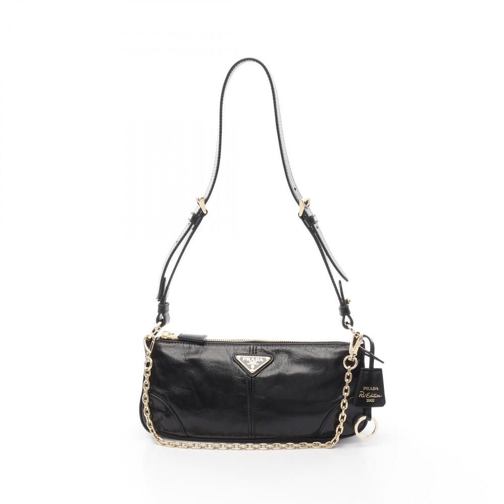 Prada Edition Shoulder Bag Leather Black